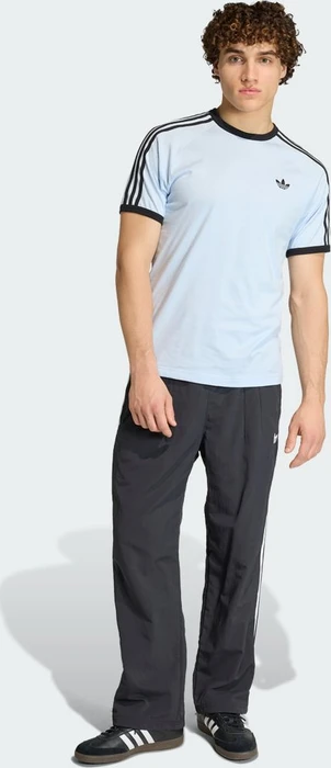 adidas 3-Streifen T-Shirt kurzarm crystal sky (Herren)