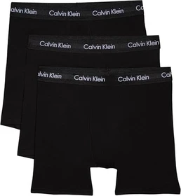 Calvin Klein Cotton Stretch 3er Boxer Briefs schwarz (Herren)