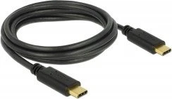 DeLOCK USB 2.0 Kabel, 2x USB-C Stecker, schwarz, 2m