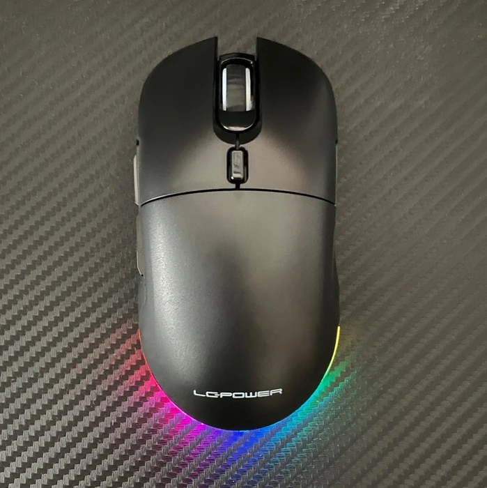 LC-Power m900B-C-W Gaming Funkmaus schwarz, USB