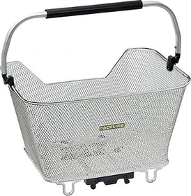 racktime Baskit Deluxe Fahrradkorb silber