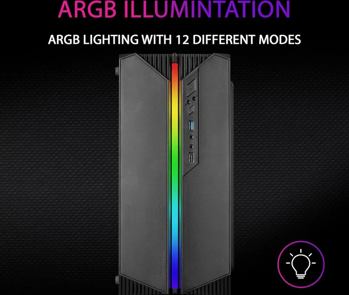 Mars Gaming MC-S1, schwarz, Acrylfenster