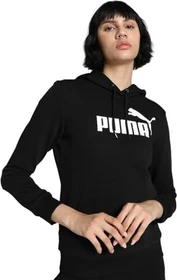 Puma Essentials Logo Hoodie schwarz (Damen)
