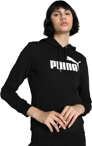 Puma Essentials Logo Hoodie schwarz (Damen)