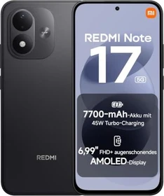 Xiaomi Redmi Note 17 5G 256GB schwarz