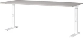 Germania 7912-617 Schreibtisch 180x80cm Kaschmir/weiß