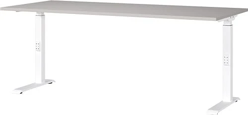Germania 7912-617 Schreibtisch 180x80cm Kaschmir/weiß