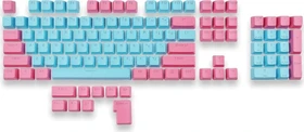 Mountain Mineral Keycap Set, Kunststoff (PBT) Double-Shot, rosa/blau, 113 Tasten (104+9), ANSI-US