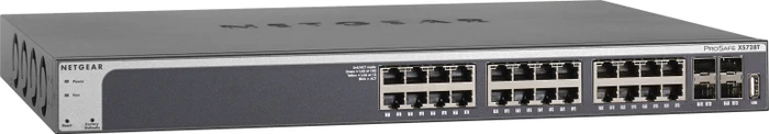Netgear ProSAFE XS700 Rackmount 10G Smart Switch, 24x RJ-45, 4x SFP+