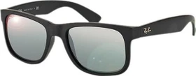 Ray-Ban RB4165 Justin Classic 54mm schwarz/silber verspiegelt