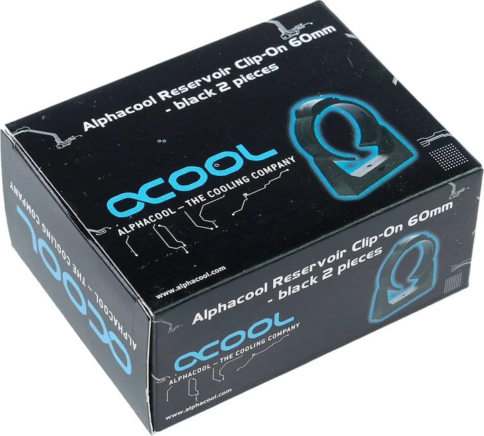 Alphacool Cape Coolplex Halterung Clip-On, 60mm, 2er-Pack