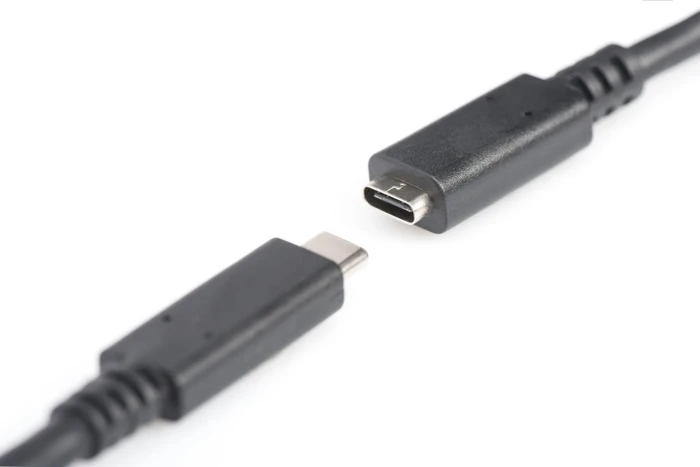 Digitus USB 3.1 Verlängerungskabel, USB-C [Stecker] auf USB-C [Buchse], 0.7m schwarz