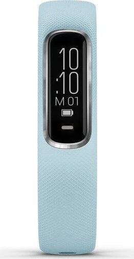 Garmin vivosmart 4 S/M Aktivitäts-Tracker silver/azure blue