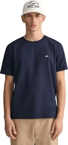 Gant Regular Fit Shield T-Shirt kurzarm evening blue (Herren)