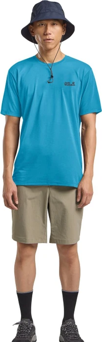 Jack Wolfskin Vonnan Graphic Funktionsshirt kurzarm outdoor empire blue (Herren)