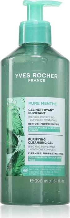 Yves Rocher Pure Menthe Klärendes Reinigungsgel, 390ml