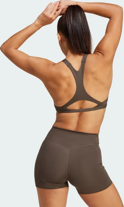 adidas Aeroimpact Luxe Training Light-Support Sport-BH shadow olive (Damen)