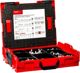 fischer L-Boxx 102 Elektro Dübel-Sortiment inkl. L-Boxx, 670 Stück