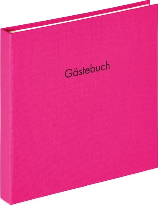 Walther Design Buch Gästebuch Fun 26x25 rosa