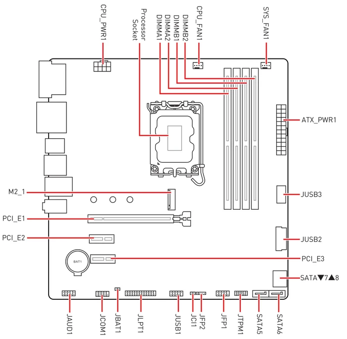 MSI PRO B660M-P WIFI DDR4 (Intel 1700)