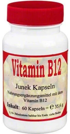 BIOS Medical Services Vitamin B12 9µg Junek Kapseln, 60 Stück