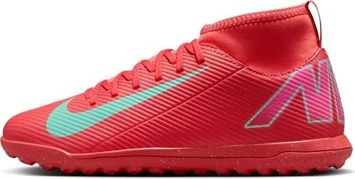 Nike Mercurial Superfly 10 Club TF High-Top ember glow/aurora green (Junior)