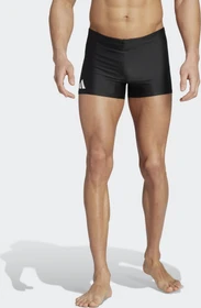 adidas Solid Boxer Badehose schwarz/weiß (Herren)