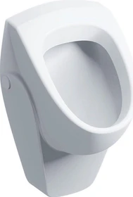 Geberit Renova Urinal Zulauf von hinten, Abgang nach hinten, Zielmarkierung Kerze, weiß/KeraTect