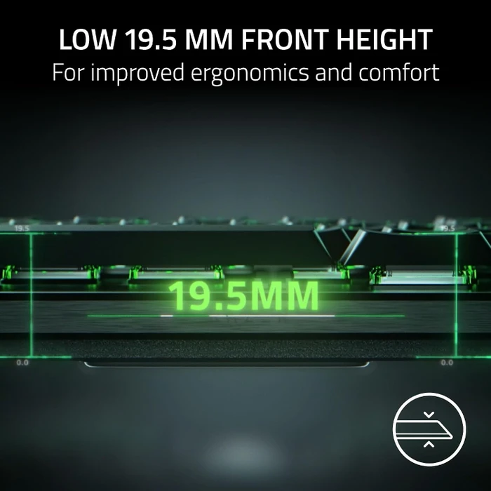 Razer Huntsman V3 Pro Low-profile Tenkeyless 8KHz, schwarz, LEDs RGB, Razer Low-Profile Analog Optical Switch, USB, US