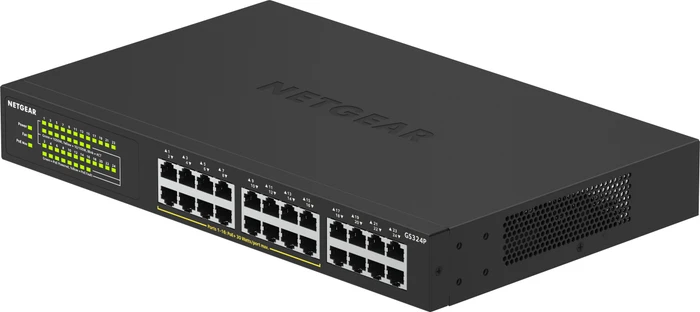 Netgear SOHO GS300 Desktop Gigabit Switch, 24x RJ-45, 190W PoE+