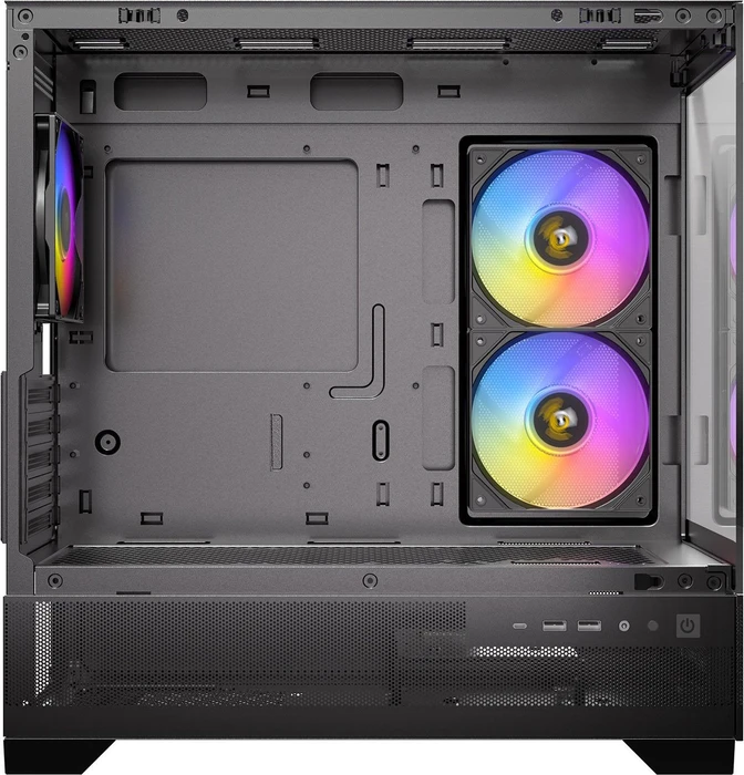 Antec CX500M RGB, schwarz, Glasfenster