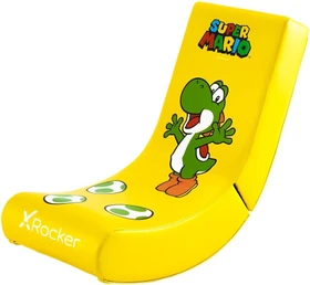 X Rocker Nintendo Super Mario All-Star Collection Floor Rocker Gamingstuhl, Yoshi gelb