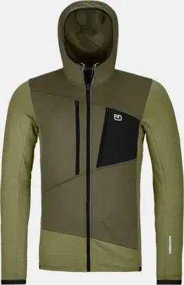 Ortovox Fleece Grid Hoody Funktionsjacke wild herbs (Herren)