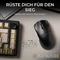 The G-Lab Kult Elite M150 8KHz Wireless Gaming Mouse, schwarz, USB/Bluetooth Vorschaubild