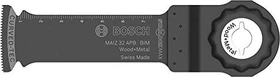 Bosch Professional MAIZ 32 APB Wood and Metal HCS Tauchsägeblatt 32mm, 1 Stück