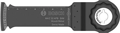 Bosch Professional MAIZ 32 APB Wood and Metal HCS Tauchsägeblatt 32mm, 1 Stück