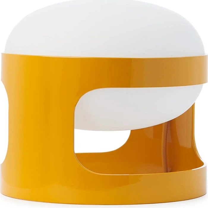Kartell KD28 LED Tischleuchte senfgelb