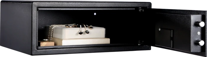 Olympia Olymp GOsafe H195 Tresor, schwarz, Schlüsselschloss/elektronisches Zahlenschloss