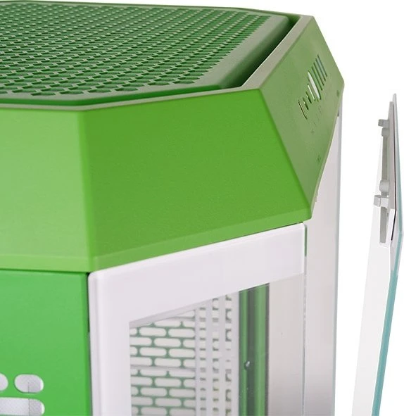 Thermaltake The Tower 600 Light-Year Green, grün, Glasfenster