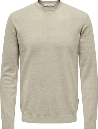 ONLY & SONS Loui Strickpullover oatmeal (Herren)