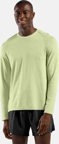Odlo Essentials Seamless Laufshirt langarm shadow lime melange (Herren)