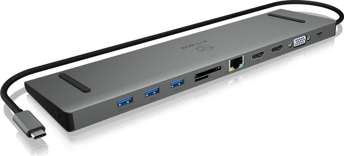 RaidSonic Icy Box IB-DK2106-C Multiport-Adapter, USB-C 3.0 [Stecker]