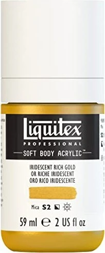 Liquitex Professional Soft Body Acrylic iridescent rich gold, 59ml