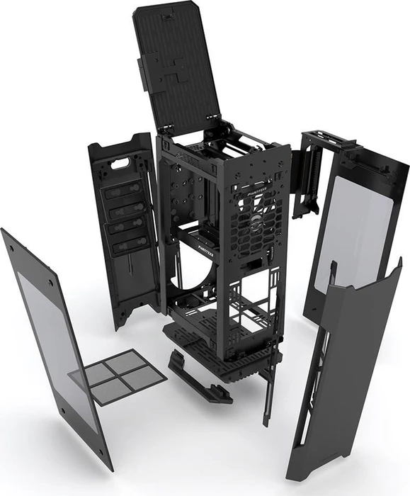 Phanteks Evolv Shift schwarz, Glasfenster, Mini-ITX