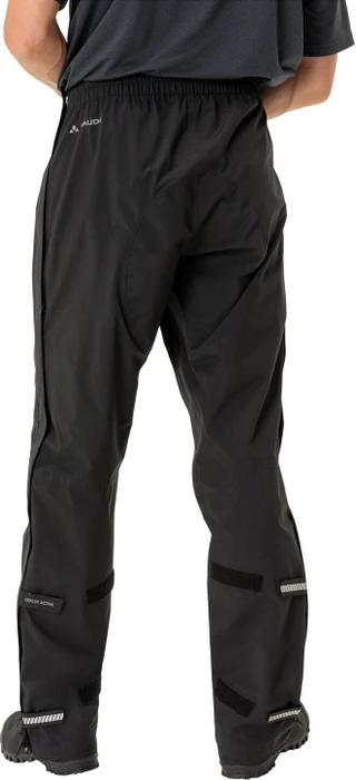 Vaude Yaras Rain IV Zip Fahrradhose lang schwarz (Herren)