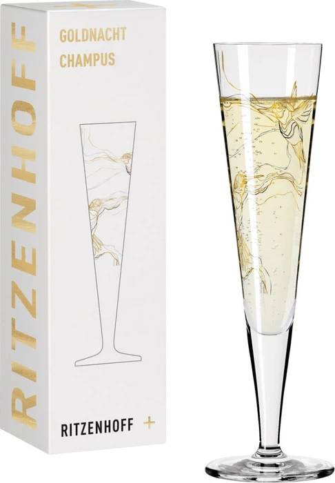 Ritzenhoff Champus Champagnerglas von Marvin Benzoni (Hummingbirds) 200ml