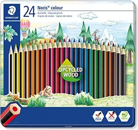 Staedtler Noris colour 185 Buntstift sortiert, Metalletui, 24er-Set