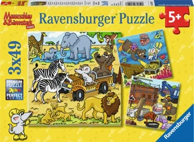 Ravensburger Puzzle Mauseschlau und Bärenstark Abenteuer mit Mauseschlau und Bärenstark