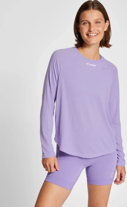 hummel MT Vanja Funktionsshirt langarm lavendel (Damen)