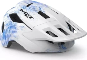 MET Shelter Kinderhelm white blue/matt